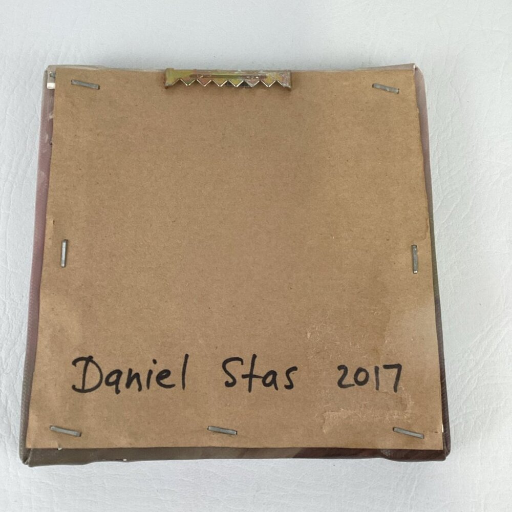 Yorkshire Terrier Pet Portrait Hand Painted Canvas Wall Hanging Daniel Stas 2017 - Picture 2 of 6